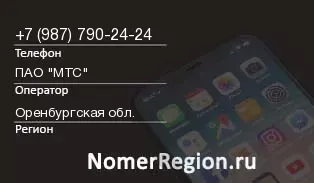 Кто звонил с 9877902424 - регион и оператор